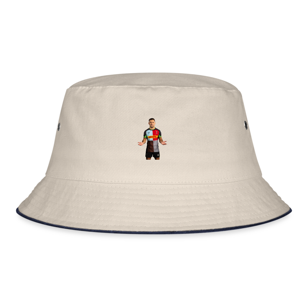 Danny Care Harlequins Bucket Hat - ecru/navy