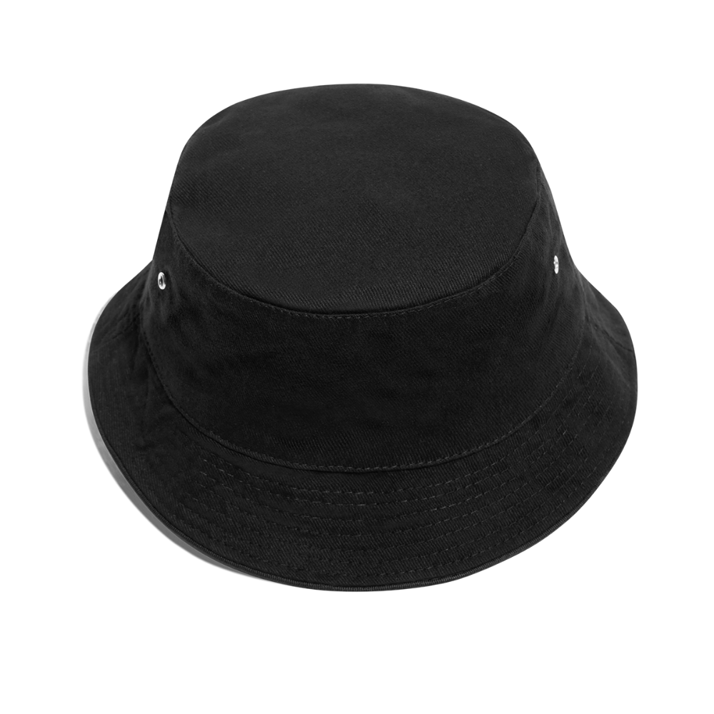 Premium Black Bucket Hat - black
