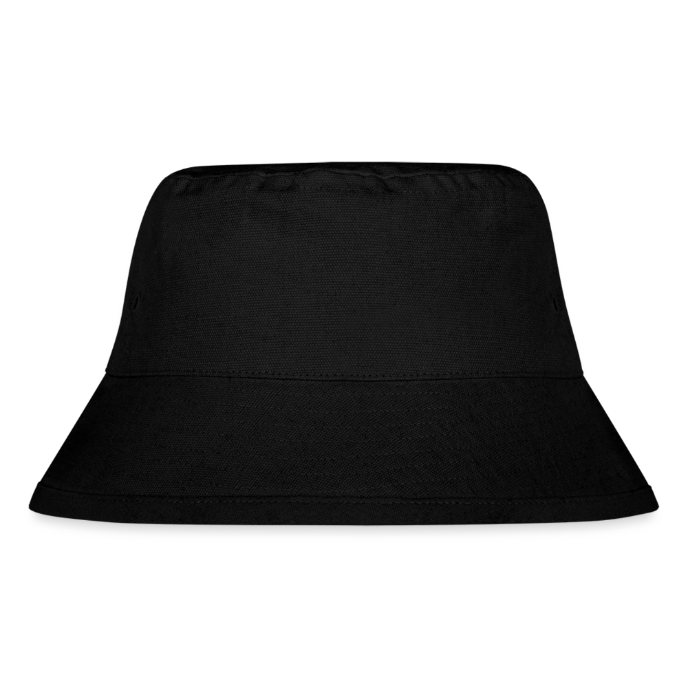 Light Cream Bucket Hat - black