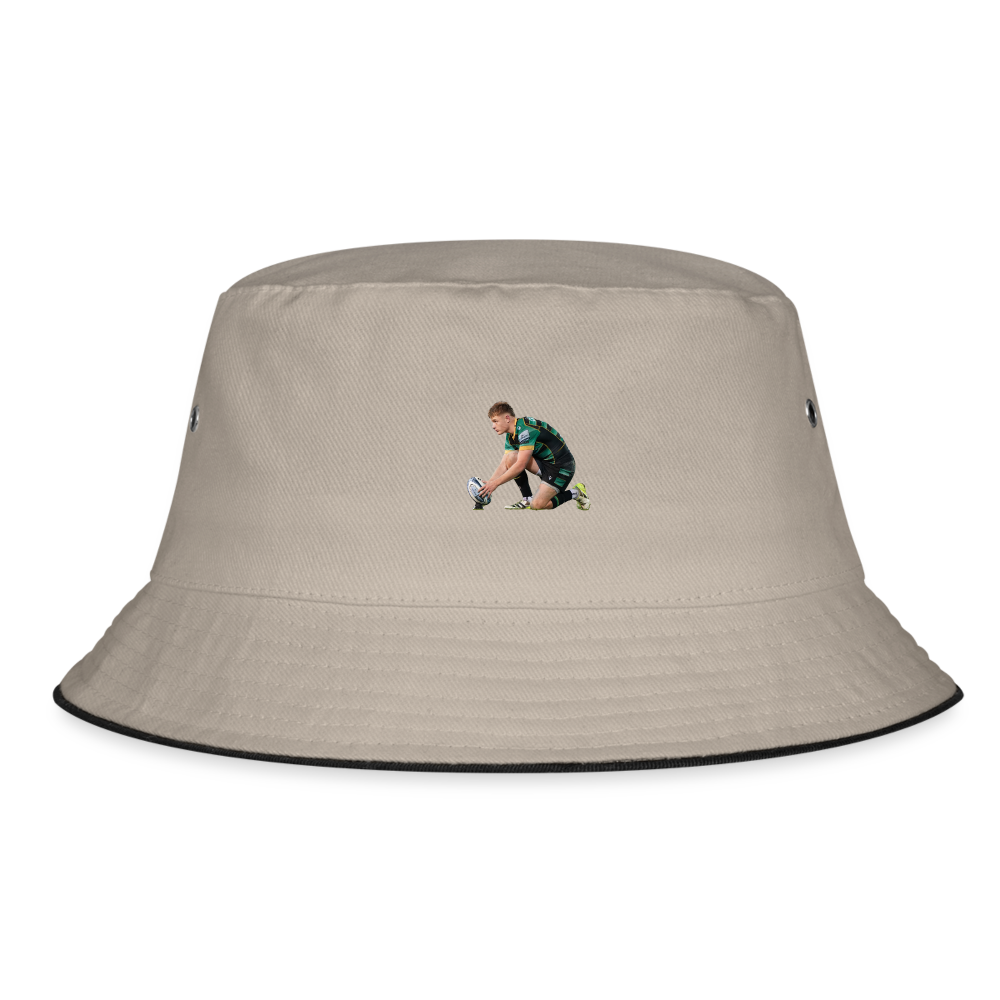 Fin Smith Bucket Hat - khaki/black