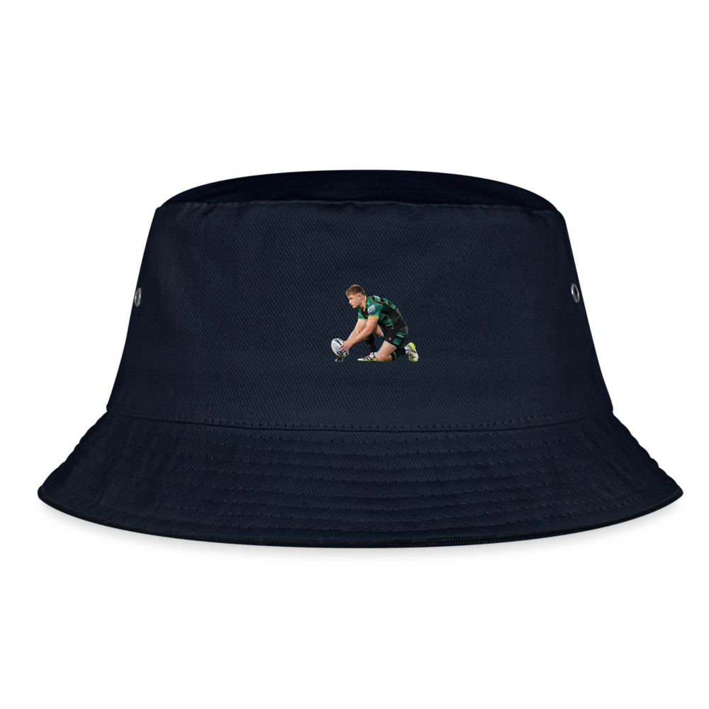 Fin Smith Bucket Hat - navy