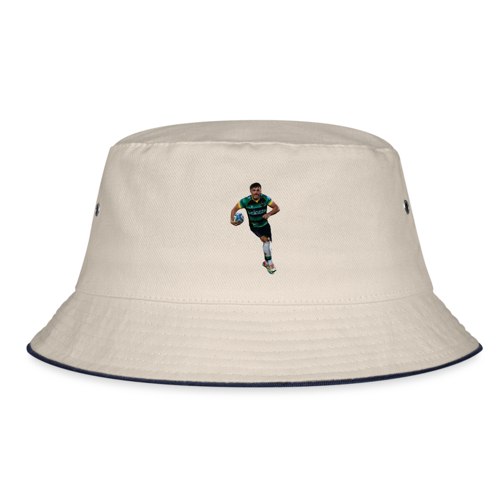 George Furbank Northampton Saints Bucket Hat II - ecru/navy
