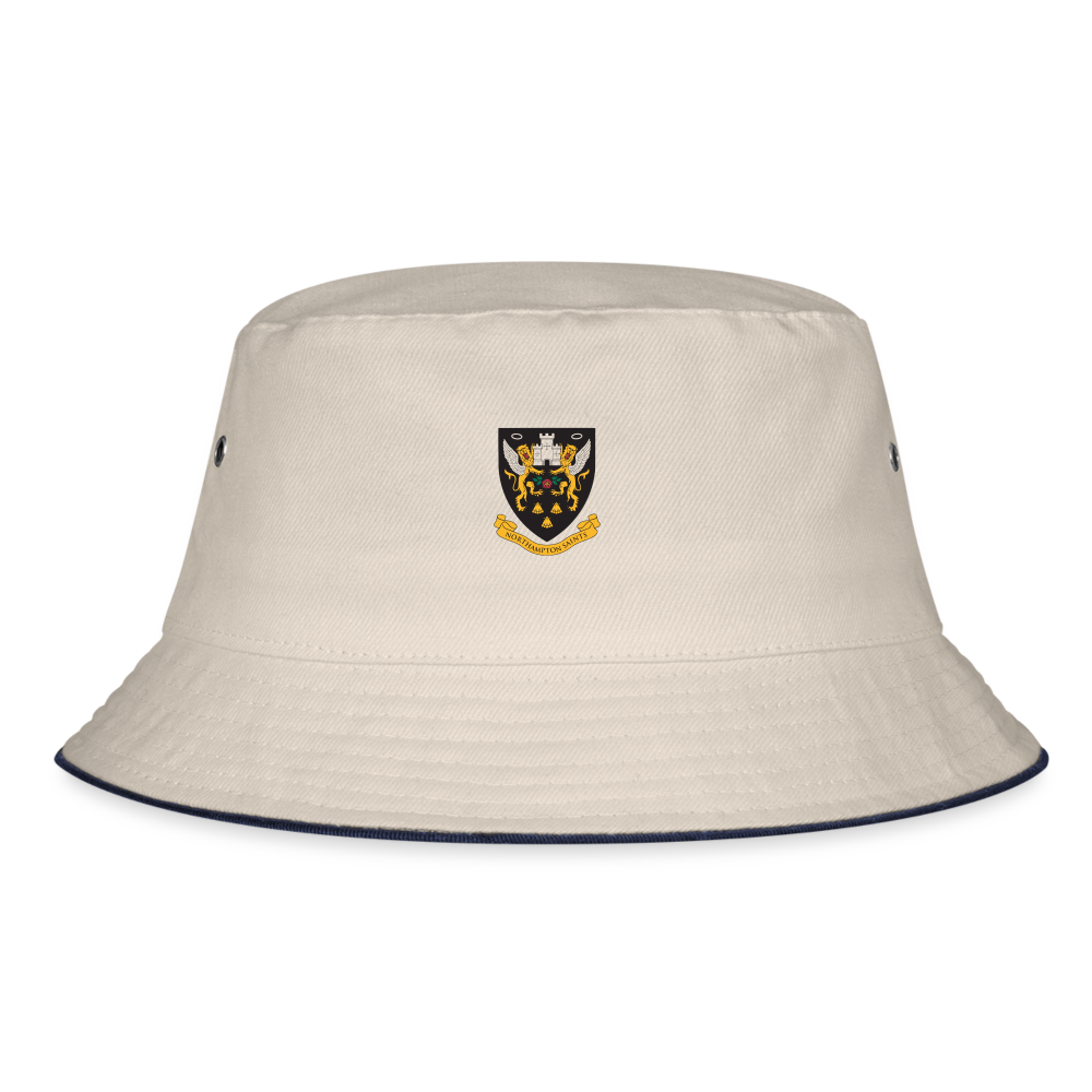 George Furbank Northampton Saints Bucket Hat II - ecru/navy
