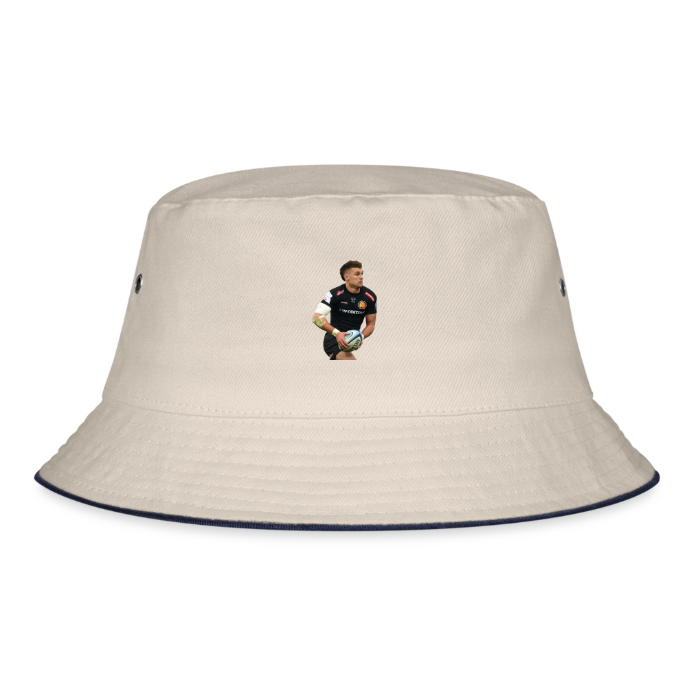 Henry Slade Exeter Chiefs Bucket Hat - ecru/navy