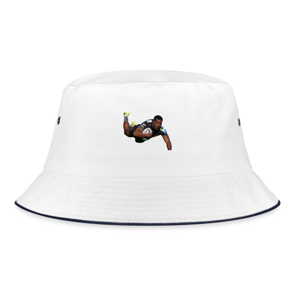 Manny Feyi-Waboso Exter Chiefs Bucket Hat - white/navy