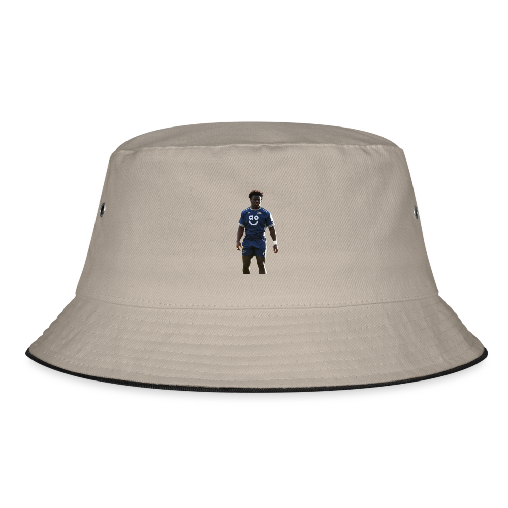 Asher Opoku-Fordjour Sale Sharks Bucket Hat - khaki/black