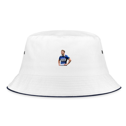 Ted Hill Bath Bucket Hat - white/navy