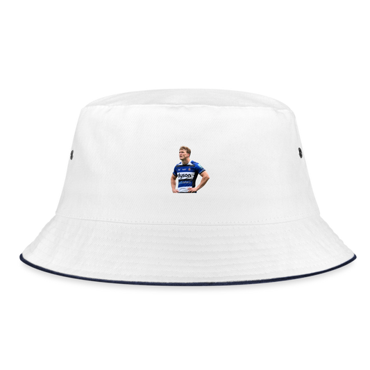 Ted Hill Bath Bucket Hat - white/navy