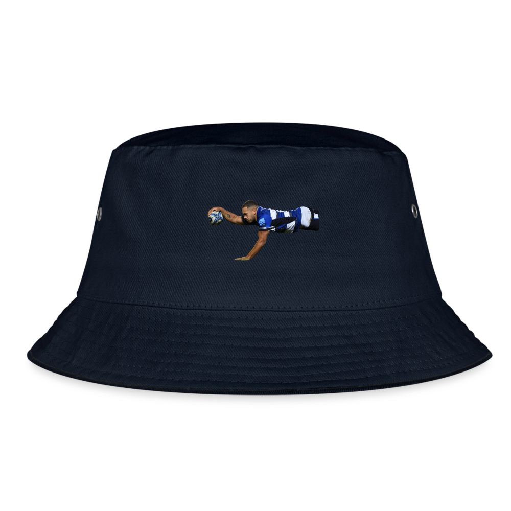 Ollie Lawrence Bucket Hat - navy