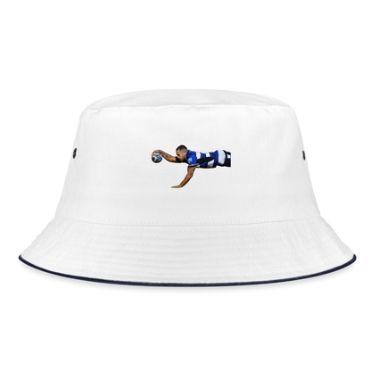 Ollie Lawrence Bucket Hat - white/navy
