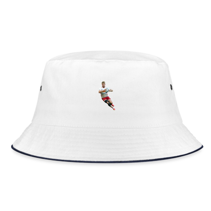 Tyrone Green Bucket Hat II - white/navy
