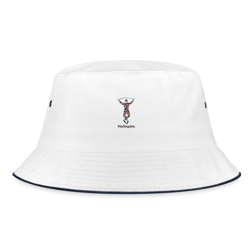 Chandler Cunningham-South Bucket Hat - white/navy