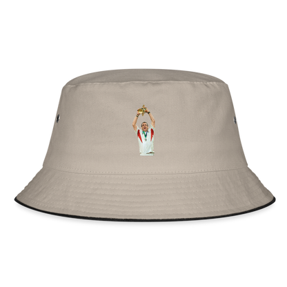 Martin Johnson x 2003 World Cup Bucket Hat - khaki/black