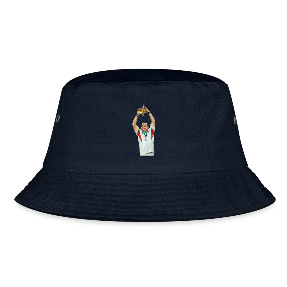 Martin Johnson x 2003 World Cup Bucket Hat - navy