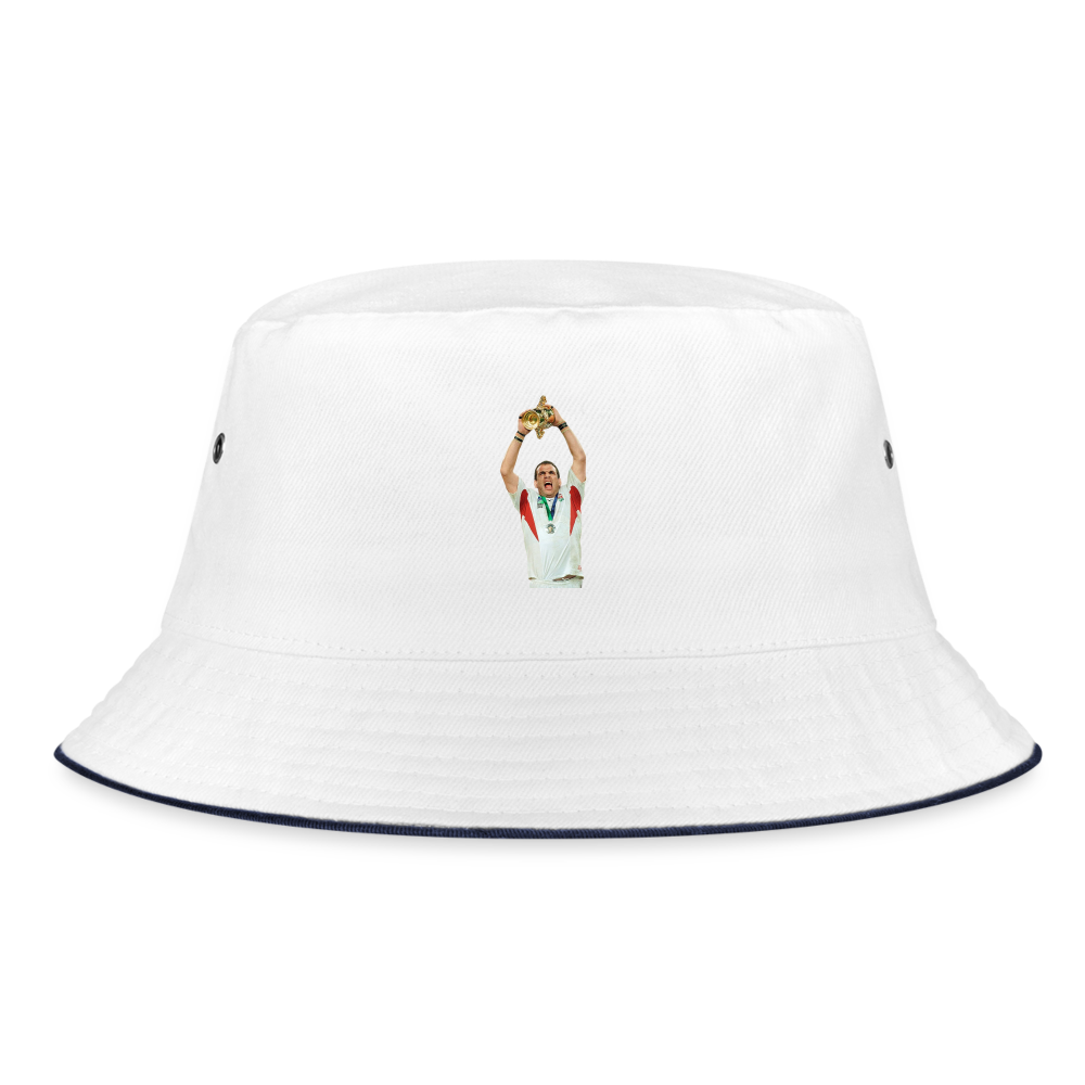 Martin Johnson x 2003 World Cup Bucket Hat - white/navy