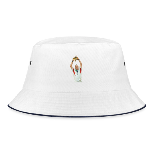 Martin Johnson x 2003 World Cup Bucket Hat - white/navy