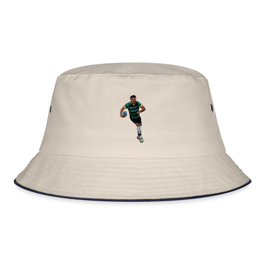 George Furbank Northampton Saints Bucket Hat II - ecru/navy