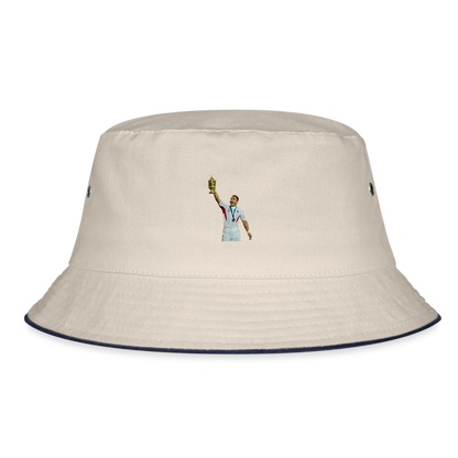 Jason Robinson x 2003 World Cup Bucket Hat - ecru/navy