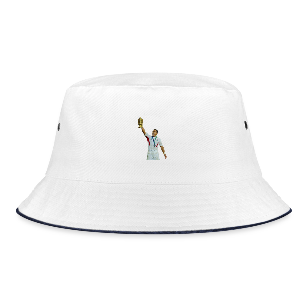 Jason Robinson x 2003 World Cup Bucket Hat - white/navy