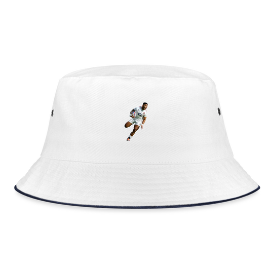 Manu Tuilagi England Bucket Hat - white/navy