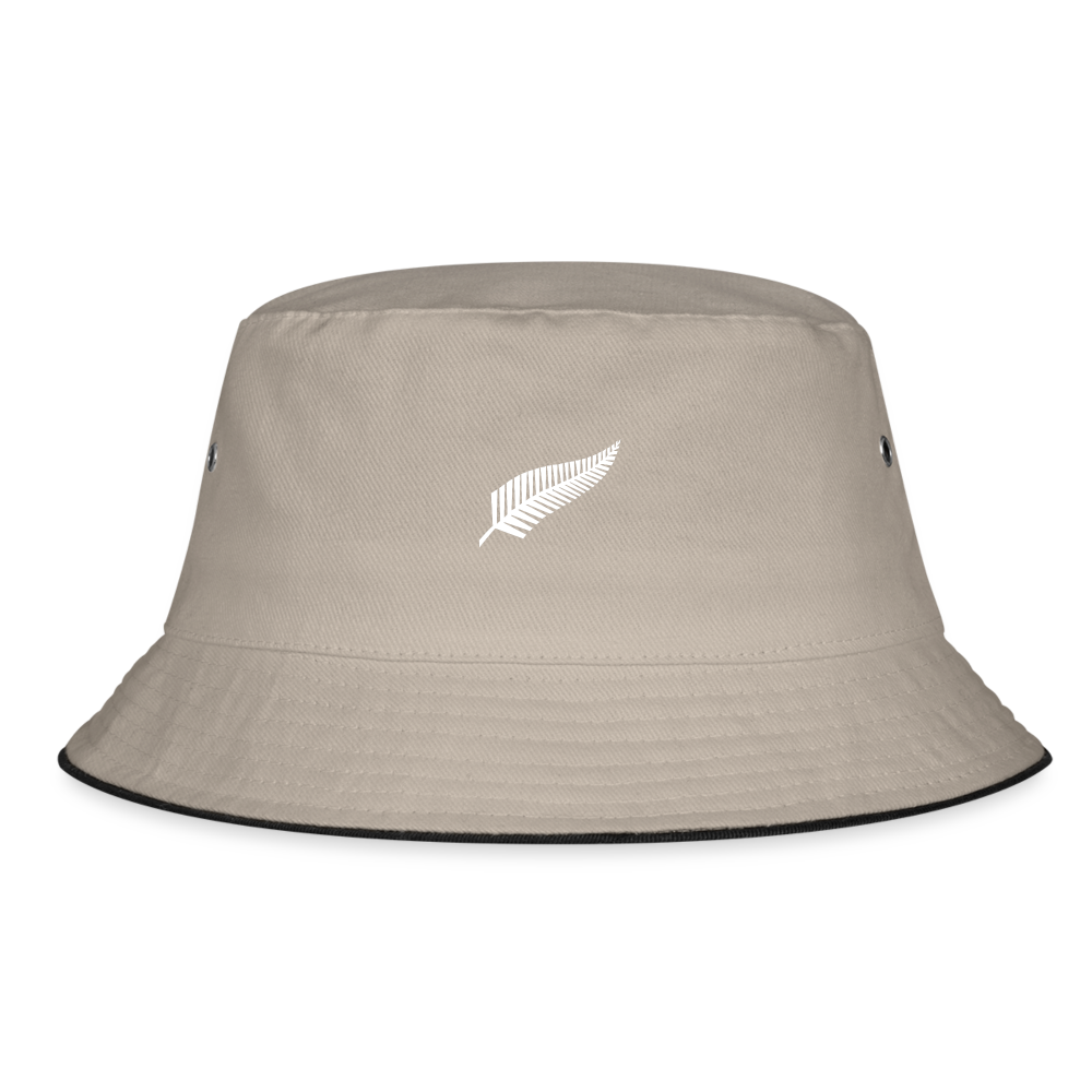 Richie McCaw All Blacks Bucket Hat - khaki/black