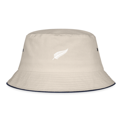 Dan Carter All Blacks Bucket Hat - ecru/navy