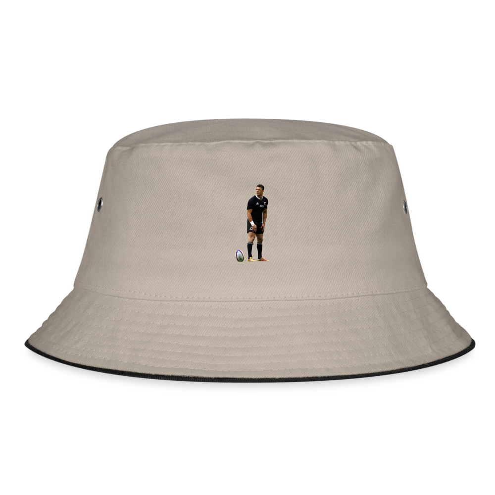 Dan Carter All Blacks Bucket Hat - khaki/black