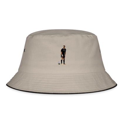 Dan Carter All Blacks Bucket Hat - khaki/black
