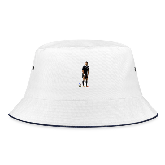 Dan Carter All Blacks Bucket Hat - white/navy