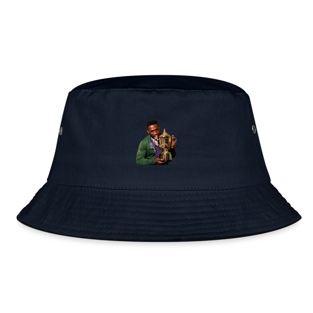 Siya Kolisi x 2019 World Cup Bucket Hat - navy