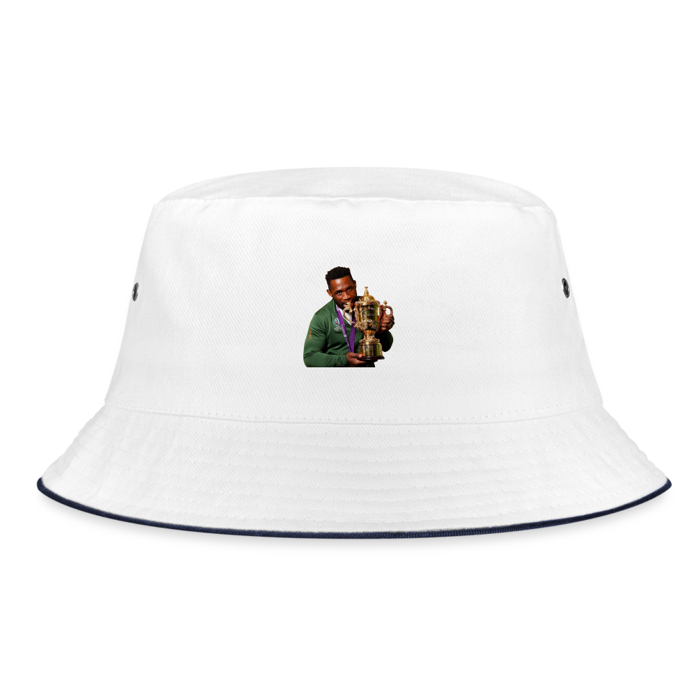 Siya Kolisi x 2019 World Cup Bucket Hat - white/navy