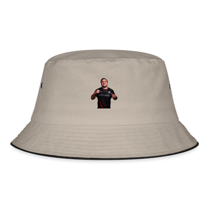 Jamie George Saracens Bucket Hat - khaki/black