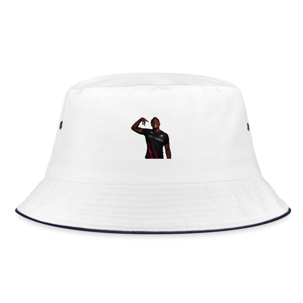 Maro Itoje Saracens Bucket Hat - white/navy