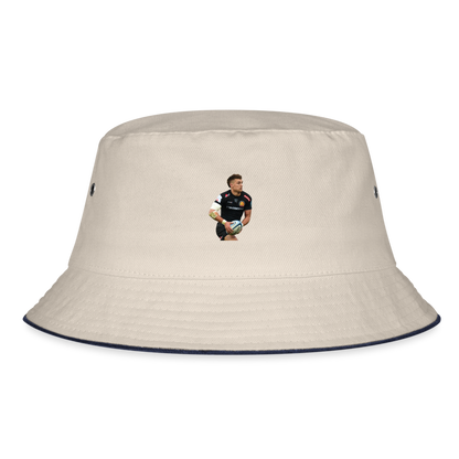 Henry Slade Exeter Chiefs Bucket Hat - ecru/navy