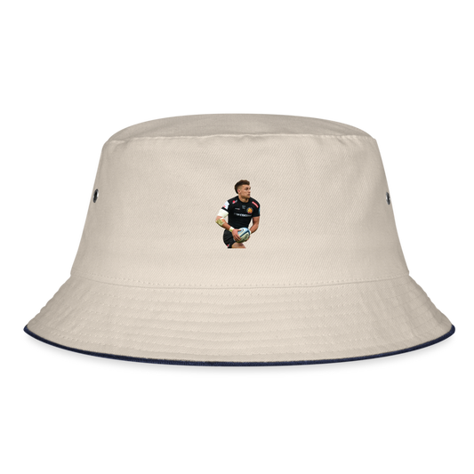 Henry Slade Exeter Chiefs Bucket Hat - ecru/navy