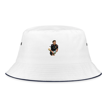 Henry Slade Exeter Chiefs Bucket Hat - white/navy