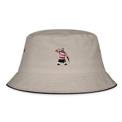 Zach Mercer Gloucester Bucket Hat - khaki/black