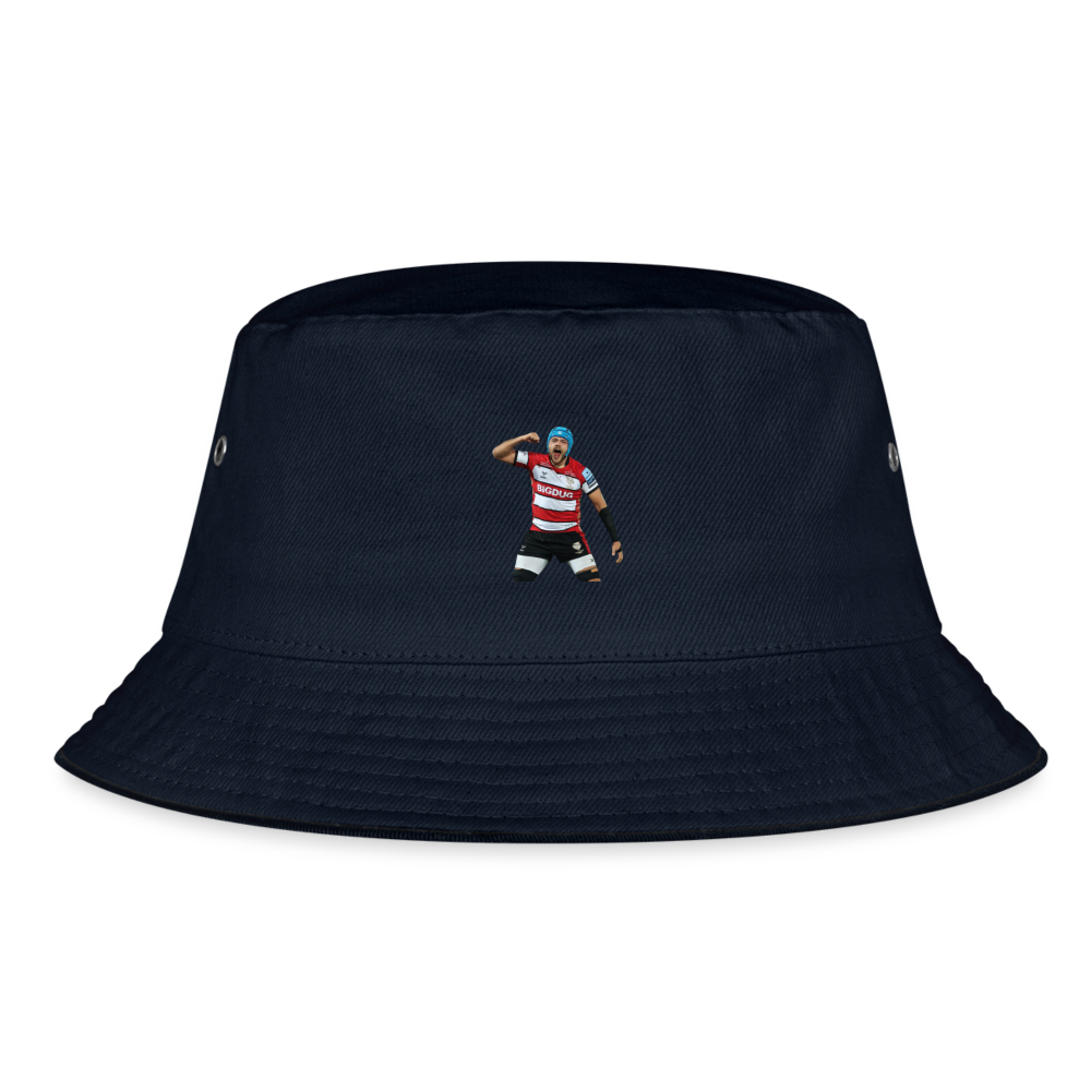 Zach Mercer Gloucester Bucket Hat - navy