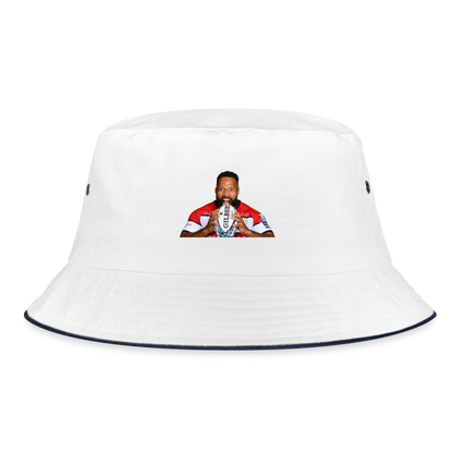 Jamal Ford-Robinson Gloucester Bucket Hat - white/navy