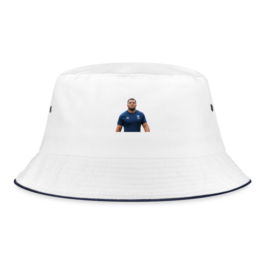 Ellis Genge Bristol Bears Bucket Hat - white/navy