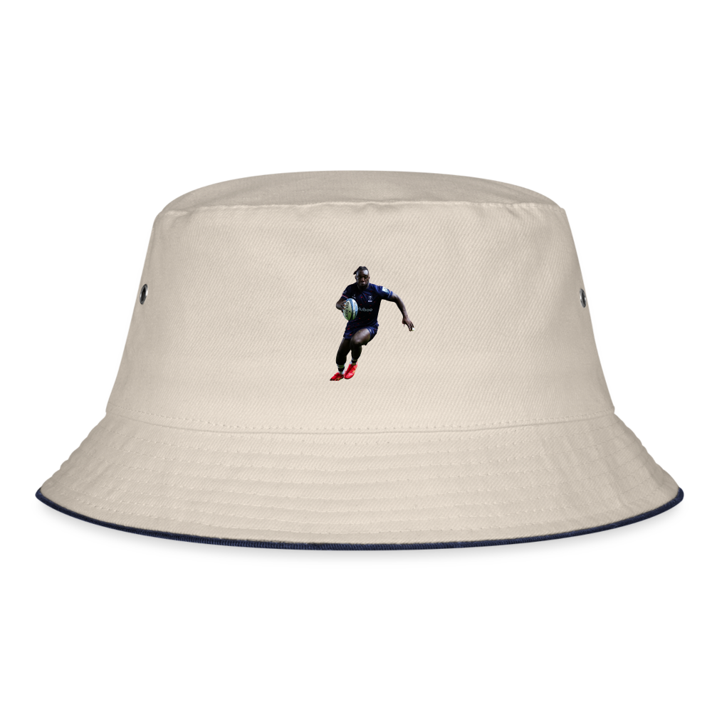Gabriel Ibitoye Bristol Bears Bucket Hat - ecru/navy