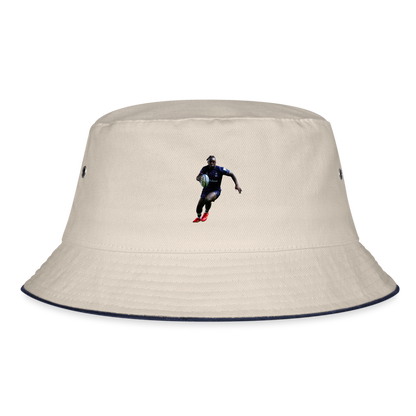 Gabriel Ibitoye Bristol Bears Bucket Hat - ecru/navy