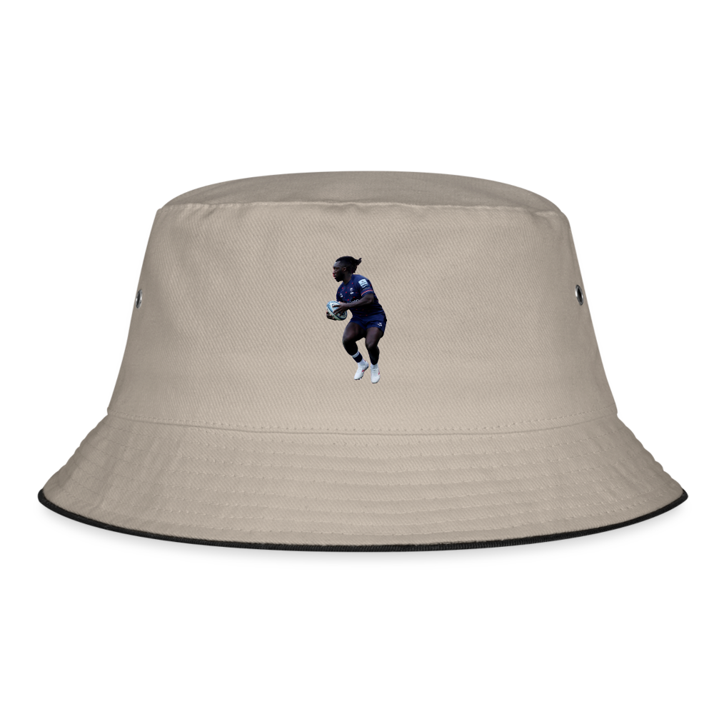 Gabriel Ibitoye Bristol Bears Bucket Hat - khaki/black
