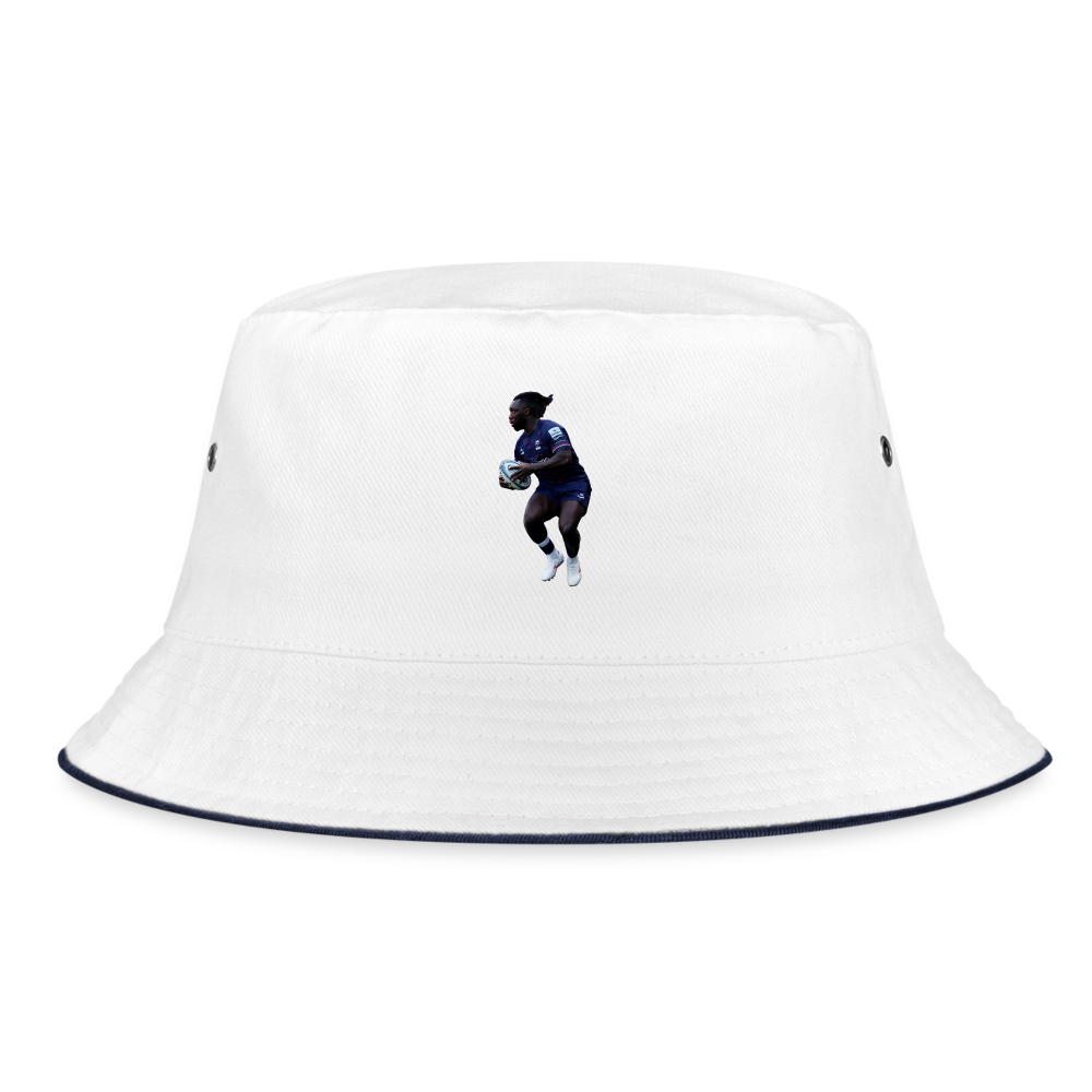 Gabriel Ibitoye Bristol Bears Bucket Hat - white/navy
