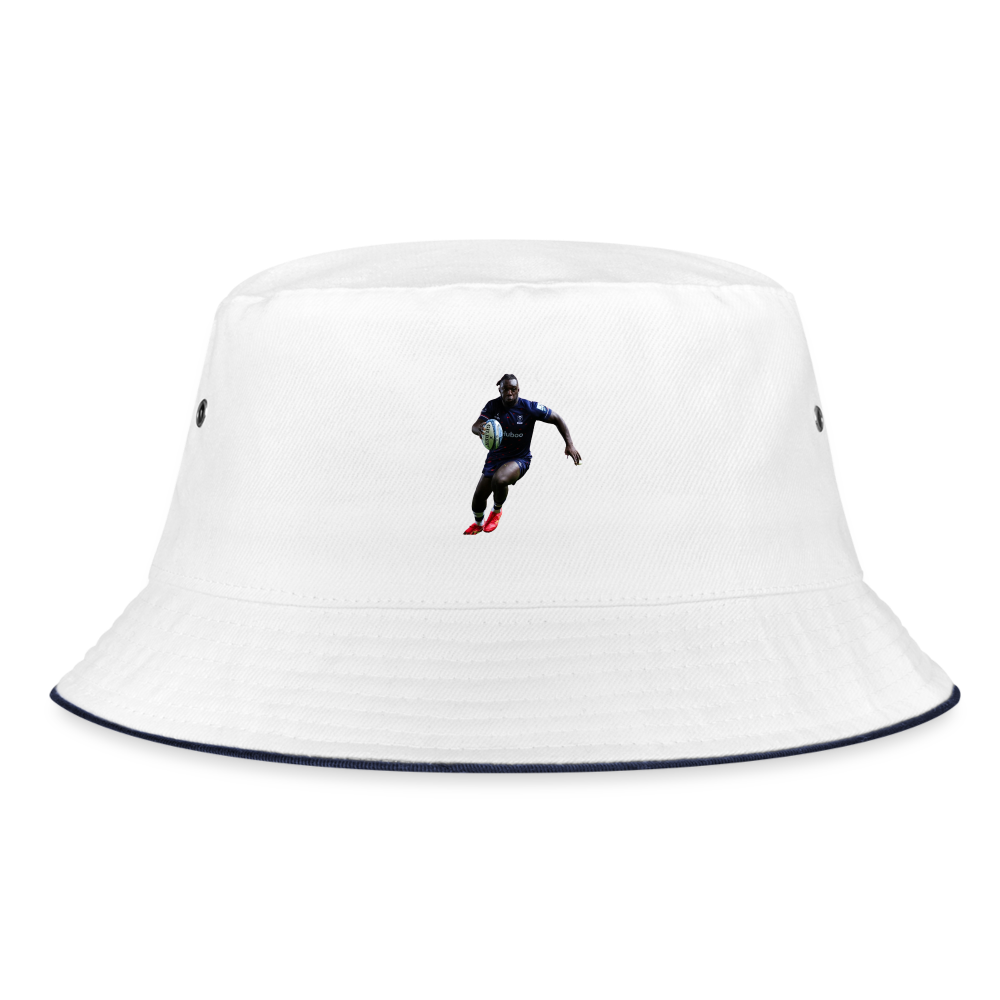 Gabriel Ibitoye Bristol Bears Bucket Hat - white/navy