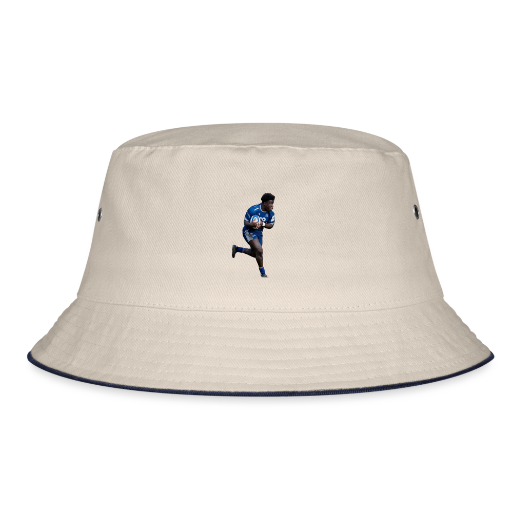 Asher Opoku-Fordjour Sale Sharks Bucket Hat - ecru/navy
