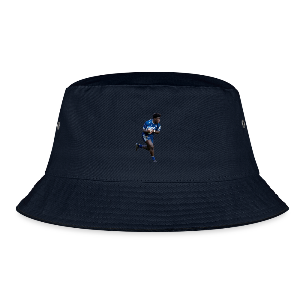Asher Opoku-Fordjour Sale Sharks Bucket Hat - navy