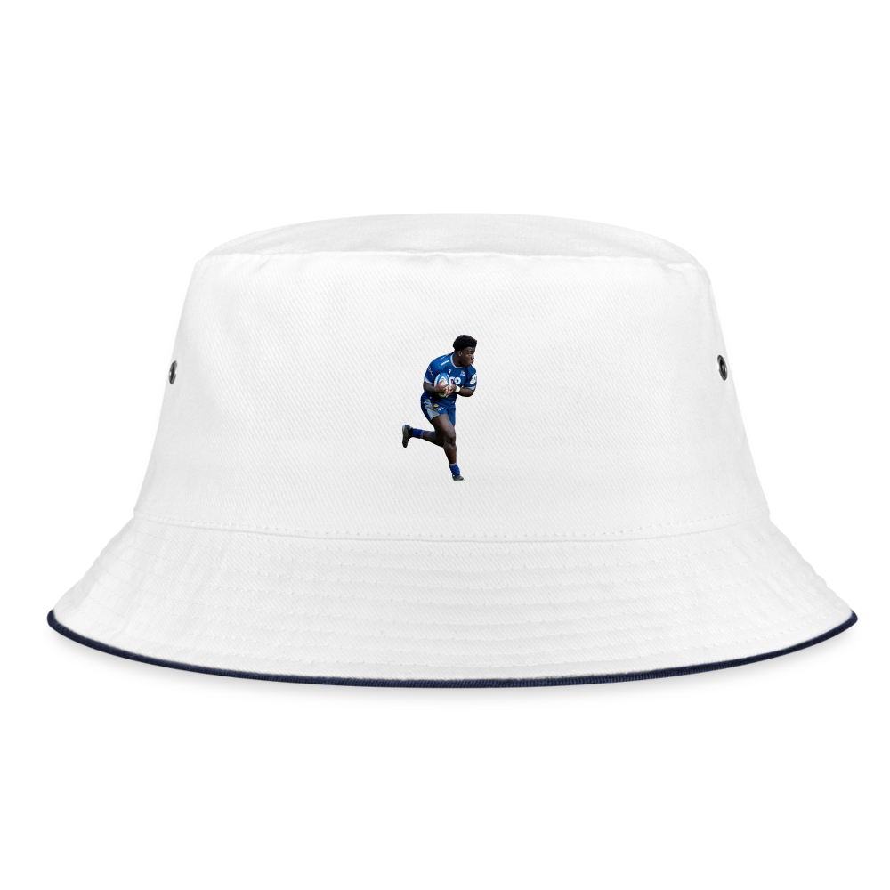 Asher Opoku-Fordjour Sale Sharks Bucket Hat - white/navy