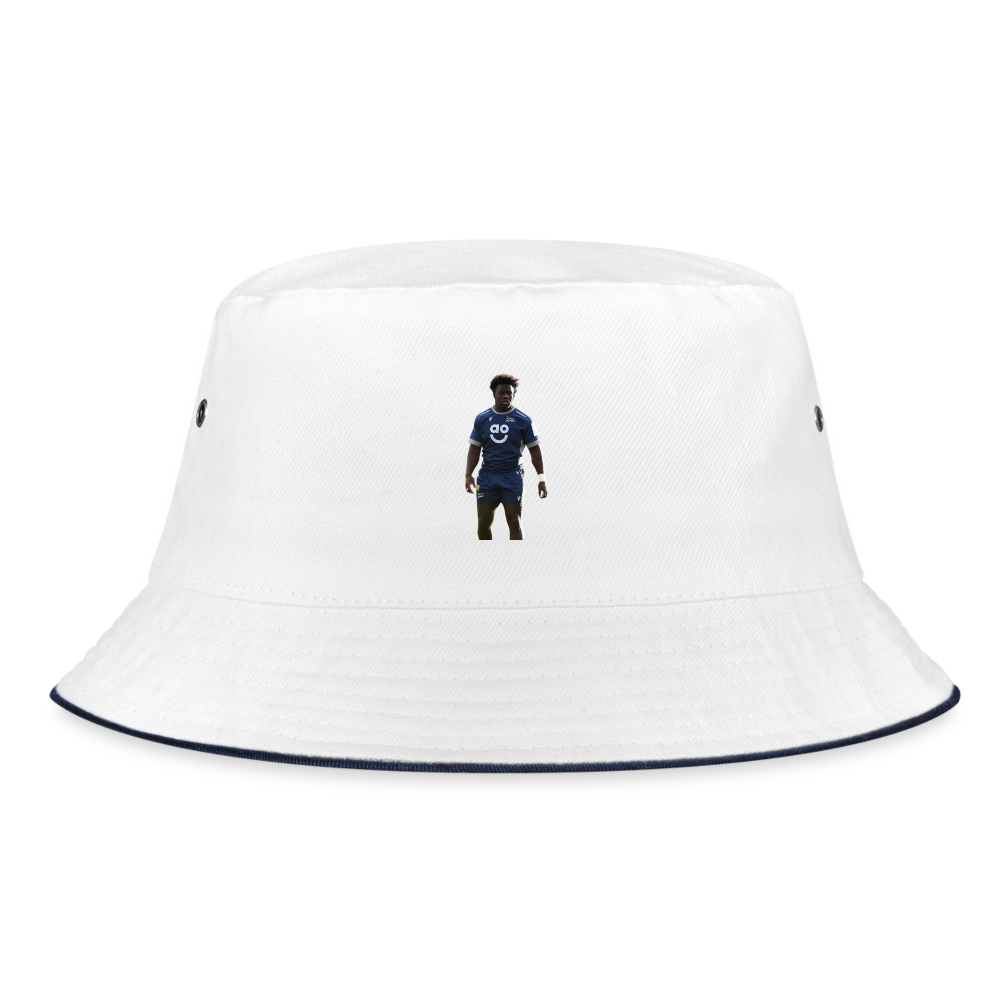 Asher Opoku-Fordjour Sale Sharks Bucket Hat - white/navy
