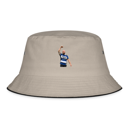 Thomas Dunn Bath Bucket Hat - khaki/black